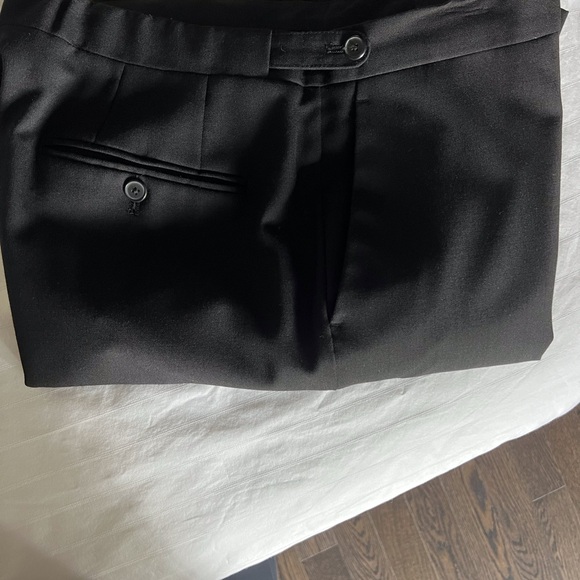 REISS  TUXEDO Trousers - WORN  ONCE to a Royal 🇬🇧event - Picture 6 of 11